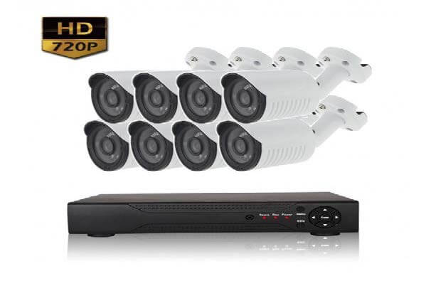 видеонаблюдение для офиса - комплект из 8 камер