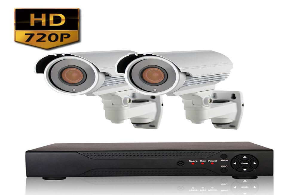 комплекты видеонаблюдения для офиса - 2 камеры