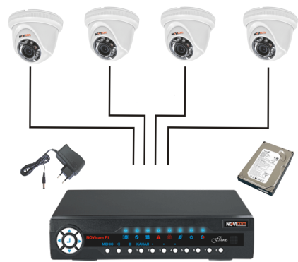 Установка систем видеонаблюдения